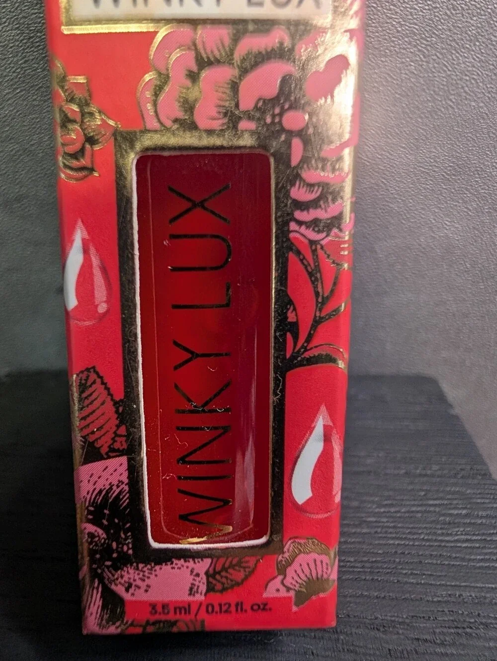 Winky Lux Barely There Tinted Lip Oil Flush Coral 0.12 oz Full Size